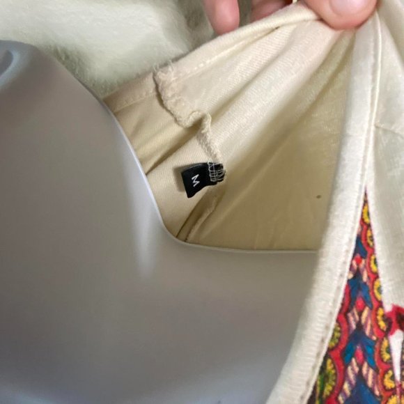 Desigual Women's multicolor Long Sleeve Shirt Blouse Size Medium - Picture 6 of 6